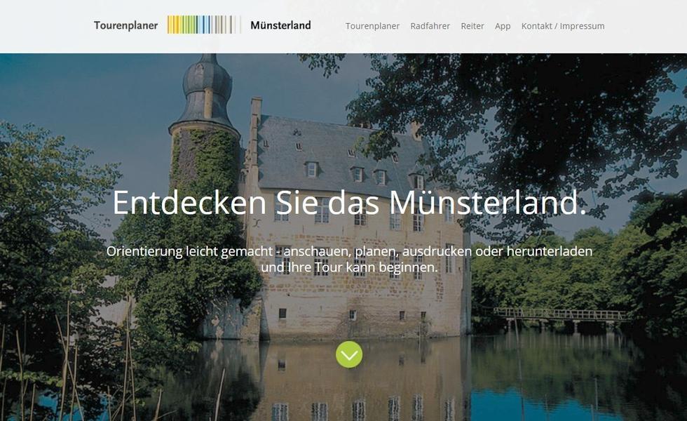 Visitor information system and management tool „Tourenplaner Münsterland“.